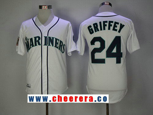 Ken Griffey Jr Seattle Mariners teal Throwback jersey