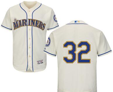 Steve Clevenger Seattle Mariners cream jersey