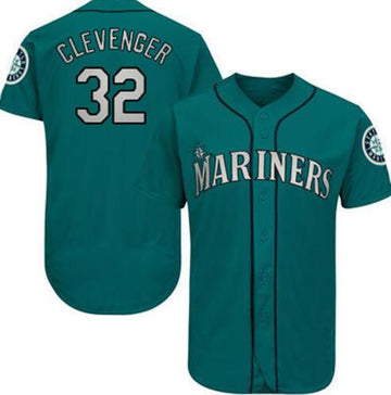 Steve Clevenger Seattle Mariners teal jersey