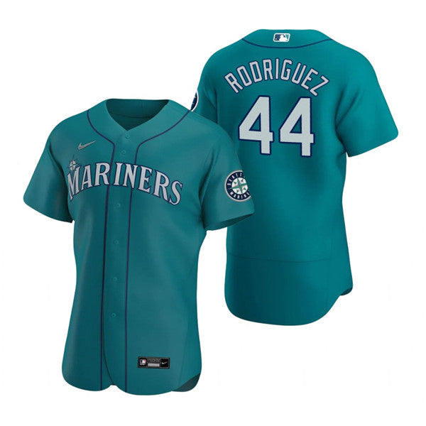 Julio Rodríguez Seattle Mariners aqua jersey