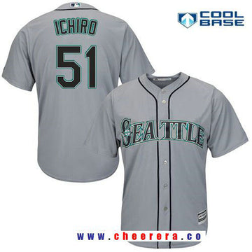 Ichiro Suzuki Seattle Mariners gray Road jersey