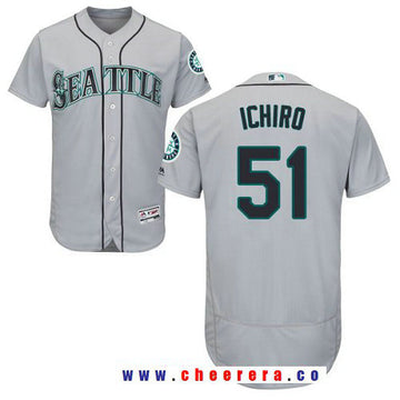Ichiro Suzuki Seattle Mariners gray Road jersey