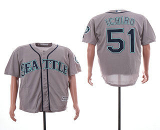 Ichiro Suzuki Seattle Mariners gray jersey