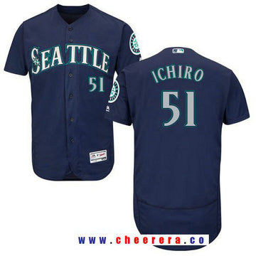 Ichiro Suzuki Seattle Mariners navy Alternate jersey