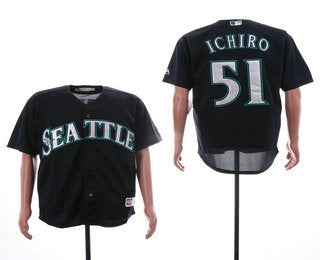 Ichiro Suzuki Seattle Mariners navy jersey
