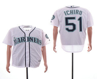 Ichiro Suzuki Seattle Mariners white jersey