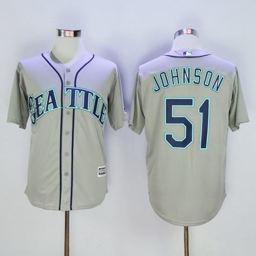 Randy Johnson Seattle Mariners gray jersey