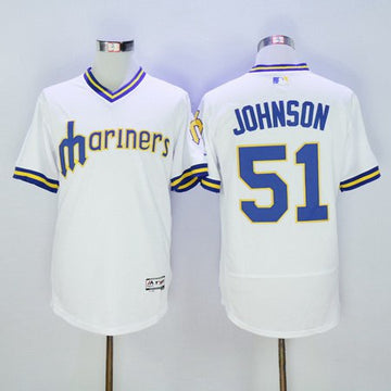 Randy Johnson Seattle Mariners white jersey