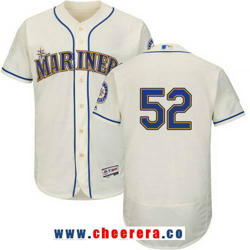 Carlos Ruiz Seattle Mariners cream Alternate jersey