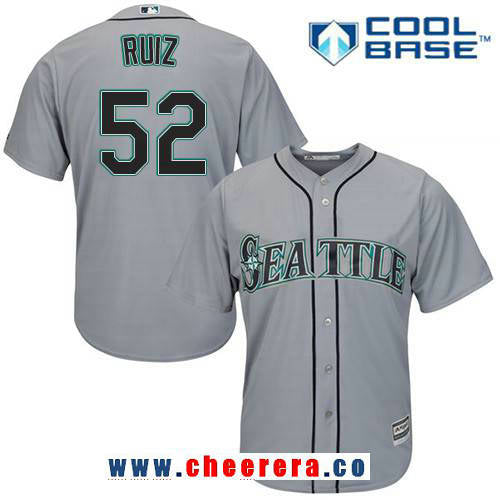 Carlos Ruiz Seattle Mariners gray Road jersey