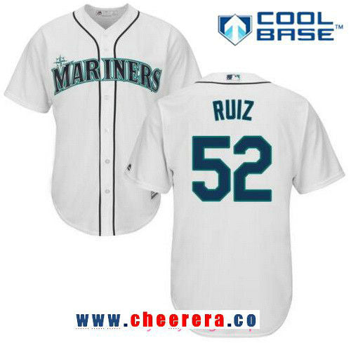 Carlos Ruiz Seattle Mariners white Home jersey