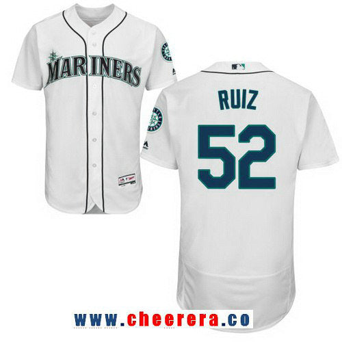 Carlos Ruiz Seattle Mariners white Home jersey