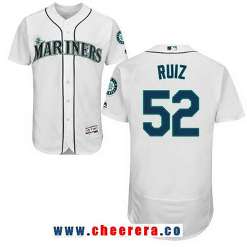 Carlos Ruiz Seattle Mariners white Home jersey