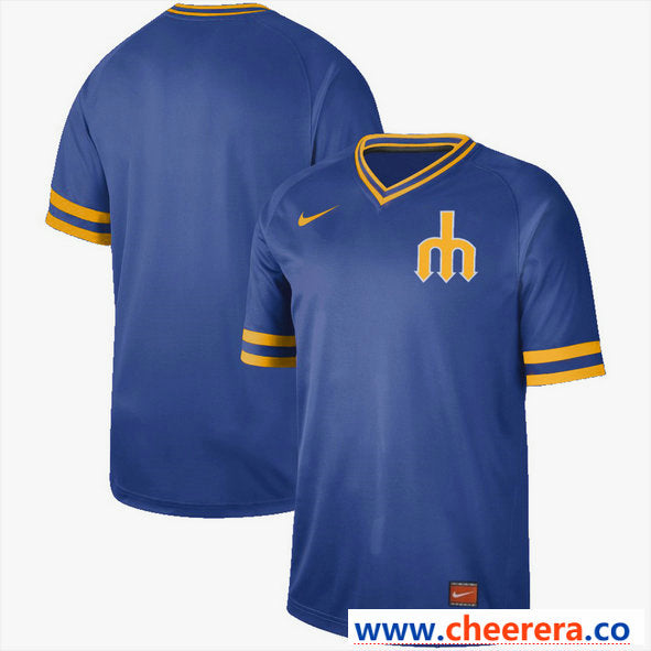 Custom Seattle Mariners blue Legend jersey