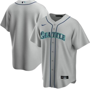 Custom Seattle Mariners gray jersey