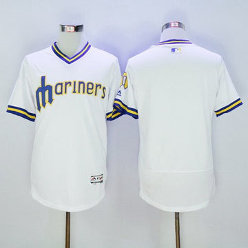 Custom Seattle Mariners white jersey