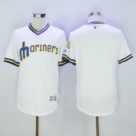 Custom Seattle Mariners white jersey