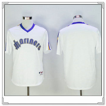 Custom Seattle Mariners white jersey