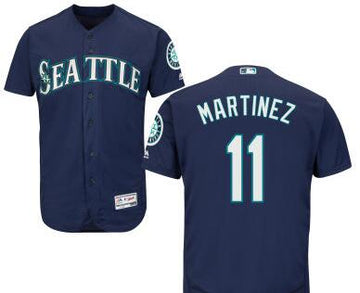 Coach Edgar Martinez Seattle Mariners navy jersey
