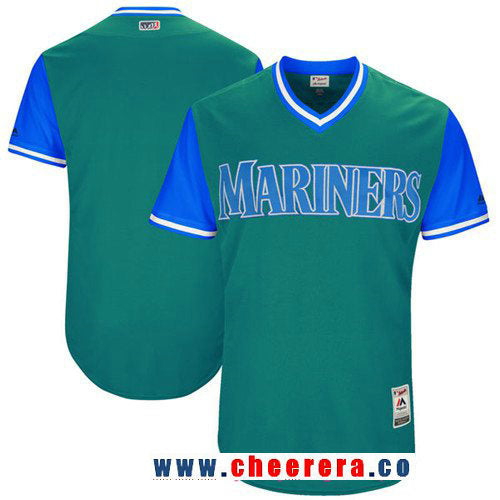 Majestic Seattle Mariners aqua jersey