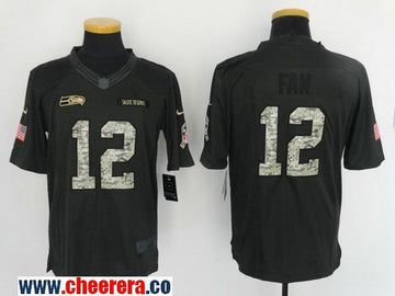 Seattle Seahawks black Salute To Service jersey
