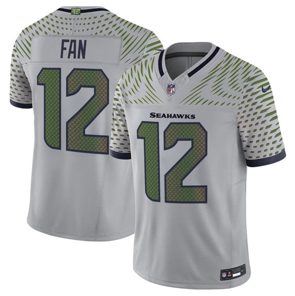 Fan Seattle Seahawks gray Vapor jersey