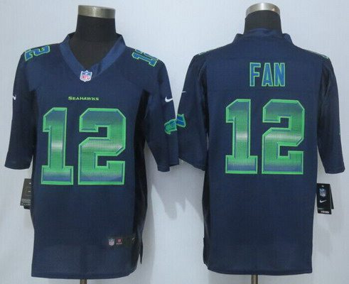 Fan Seattle Seahawks navy Fashion jersey