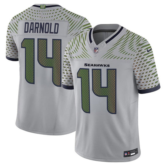 Sam Darnold Seattle Seahawks gray Vapor jersey