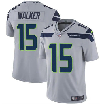 P.J. Walker Seattle Seahawks gray Vapor jersey