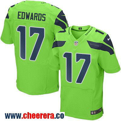 Braylon Edwards Seattle Seahawks green Color Rush jersey