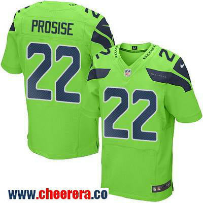 C. J. Prosise Seattle Seahawks green Color Rush jersey