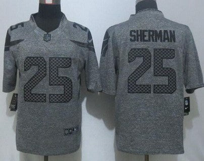 Richard Sherman Seattle Seahawks black Elite jersey