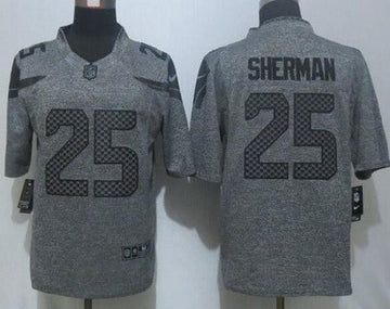 Richard Sherman Seattle Seahawks black Elite jersey