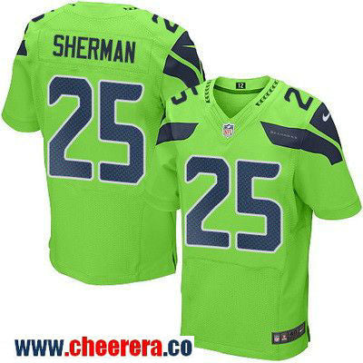 Richard Sherman Seattle Seahawks green Color Rush jersey