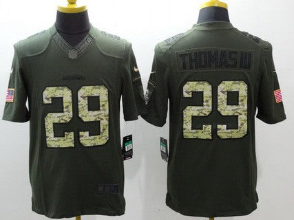 Earl Thomas III Seattle Seahawks green Salute To Service jersey