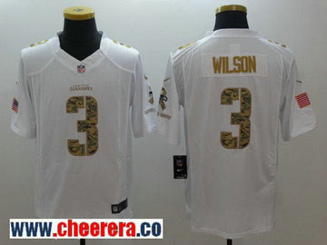 Russell Wilson Seattle Seahawks Salute To Service jersey
