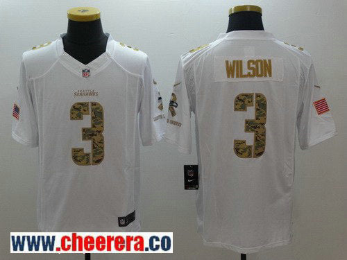 Russell Wilson Seattle Seahawks Salute To Service jersey