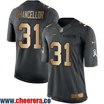 Kam Chancellor Seattle Seahawks anthracite Salute To Service jersey