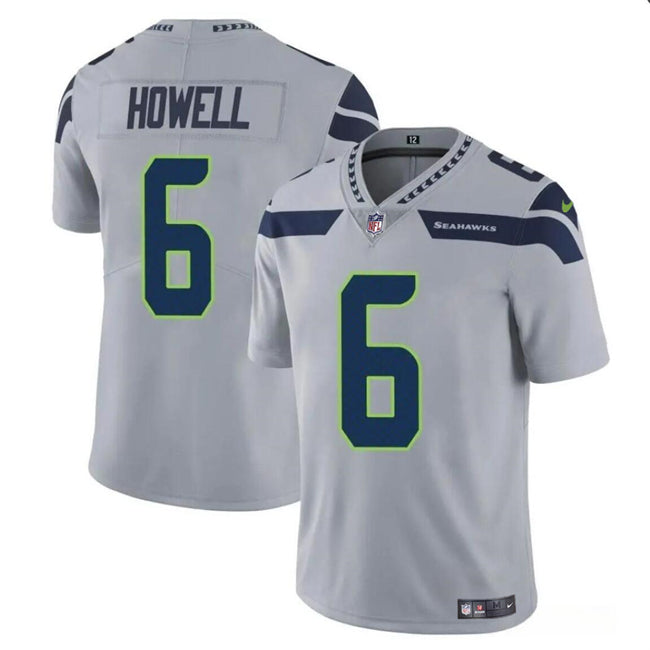 Sam Howell Seattle Seahawks gray Vapor jersey