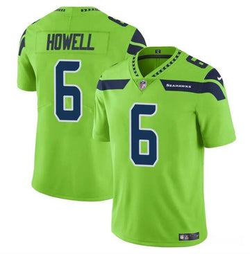 Sam Howell Seattle Seahawks green Vapor jersey
