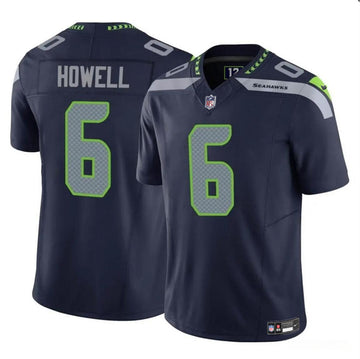 Sam Howell Seattle Seahawks navy Vapor jersey