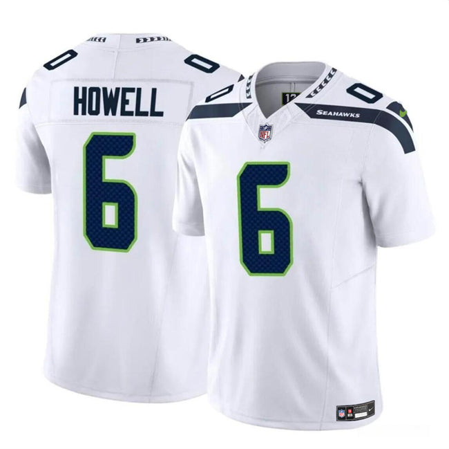 Sam Howell Seattle Seahawks white Vapor jersey