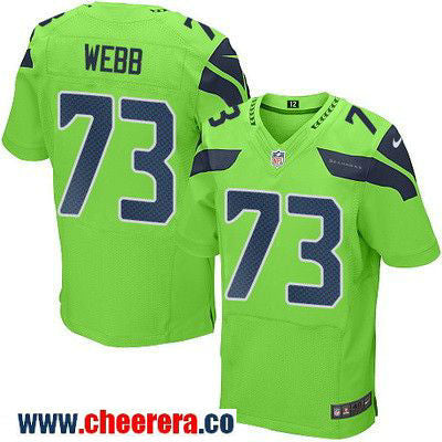 J'Marcus Webb Seattle Seahawks green Color Rush jersey