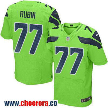 Ahtyba Rubin Seattle Seahawks green Color Rush jersey