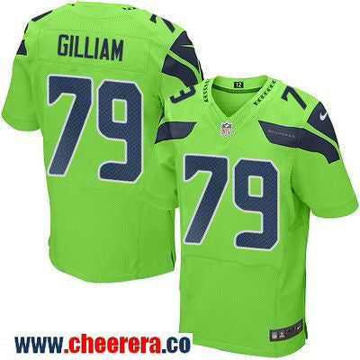 Garry Gilliam Seattle Seahawks green Color Rush jersey