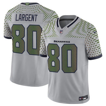 Steve Largent Seattle Seahawks gray Vapor jersey