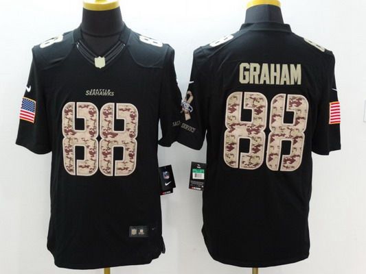 Jimmy Graham Seattle Seahawks black Salute To Service jersey