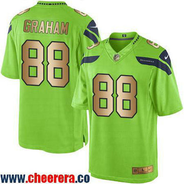 Jimmy Graham Seattle Seahawks green Color Rush jersey