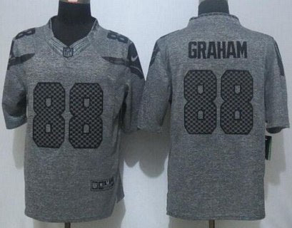 Jimmy Graham Nike Seattle Seahawks gray Limited jersey