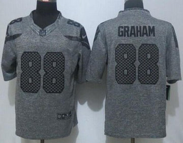 Jimmy Graham Nike Seattle Seahawks gray Limited jersey